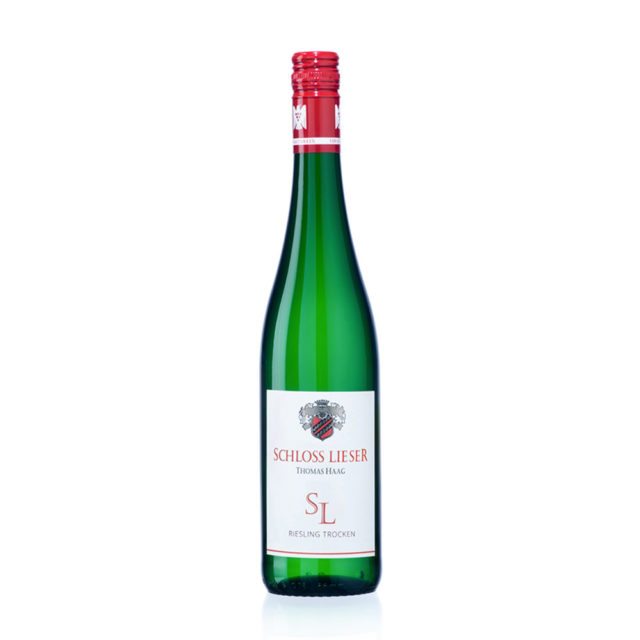 Weingut Schloss Lieser Riesling trocken Flaschenbild